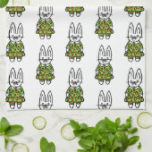 Penny het konijn theedoek (Gevouwen)