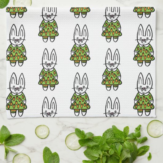 Penny het Konijn Theedoek (Gevouwen)