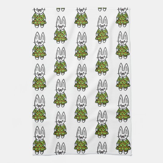 Penny het Konijn Theedoek (Verticaal)