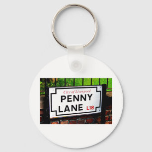 penny lane Liverpool England-teken Sleutelhanger