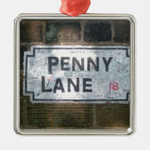Penny Lane Street Sign, Liverpool Verenigd Koninkr Metalen Ornament