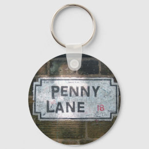 Penny Lane Street Sign Sleutelhanger