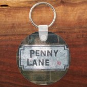 Penny Lane Street Sign Sleutelhanger (Voorkant)