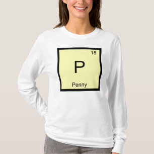 Penny Naam Chemie Element Periodiek Systeem T-shirt