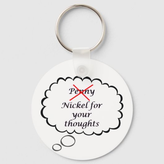 Penny/Nickel Thought Keychain (Voorkant)