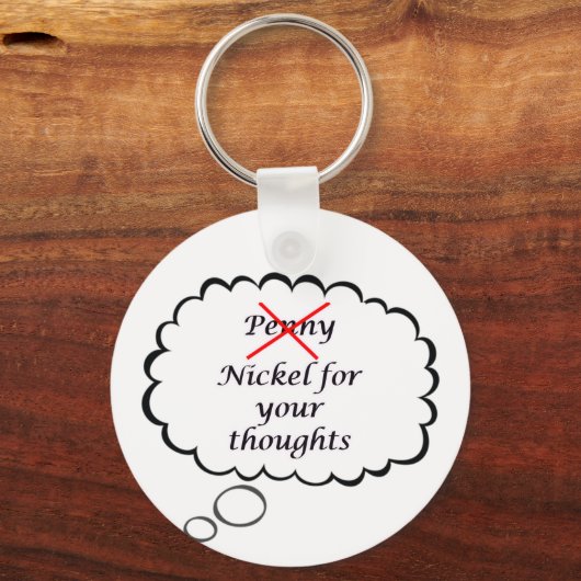 Penny/Nickel Thought Keychain (Achterkant)
