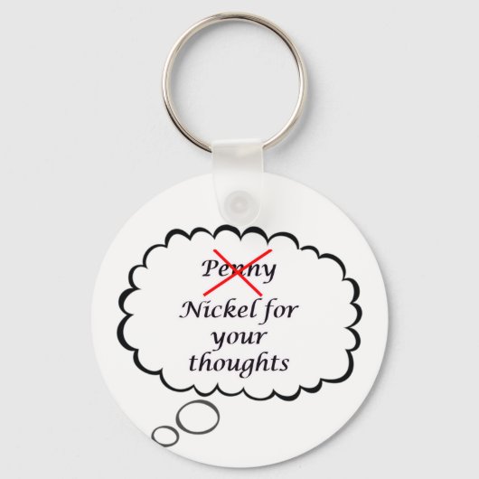 Penny/Nickel Thought Keychain (Achterkant)