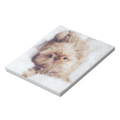 Penny oranje lever Shih Tzu puppy note paper Notitieblok (Linkerzijde)