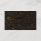 Penny Pennies Coins Money Visitekaartje (Achterkant)