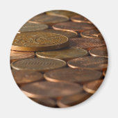Penny Pennies Munten Geld Magneet (Voorkant)