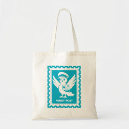 Penny Post Mascot Postage Stamp Design Tote Bag