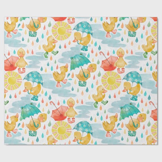 Penny Puddle Duck Cadeaupapier (Vlak)