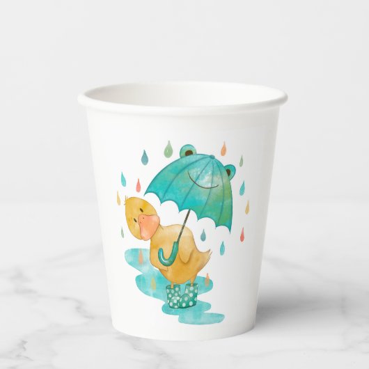 Penny Puddle Duck Papieren Bekers (Voorkant)