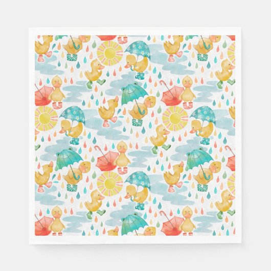 Penny Puddle Duck Servet (Voorkant)