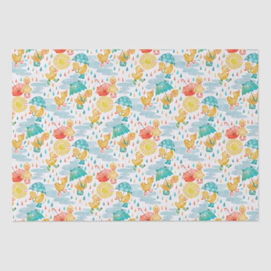 Penny Puddle Duck Tissuepapier (Voorkant)