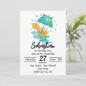 Penny Puddle Eend Kaart (Staand voorkant)