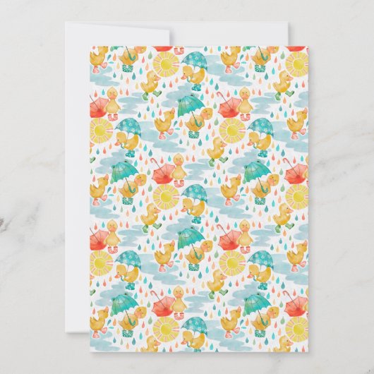 Penny Puddle Eend Kaart (Achterkant)