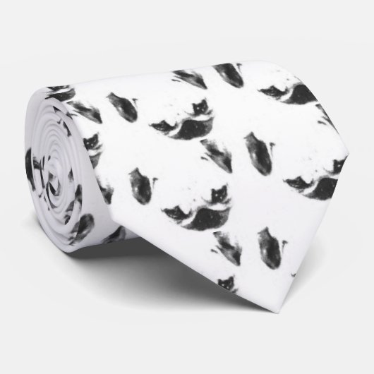 Penny Pug Stropdas (Opgerold)