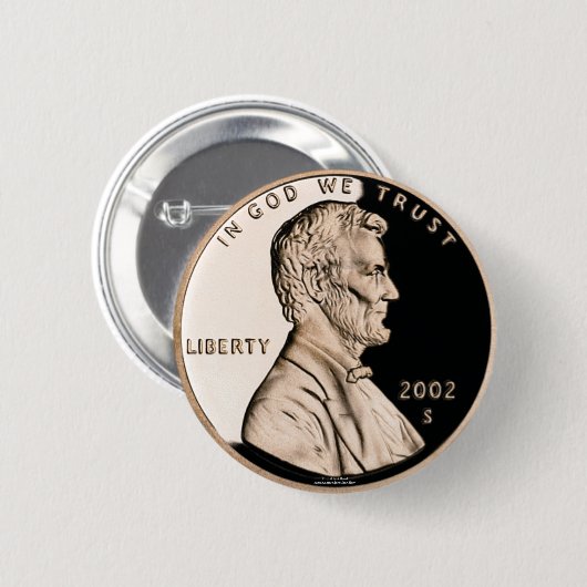 Penny Ronde Button 5,7 Cm (Voorkant /achterkant)