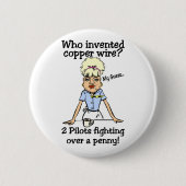 Penny Ronde Button 5,7 Cm (Voorkant)