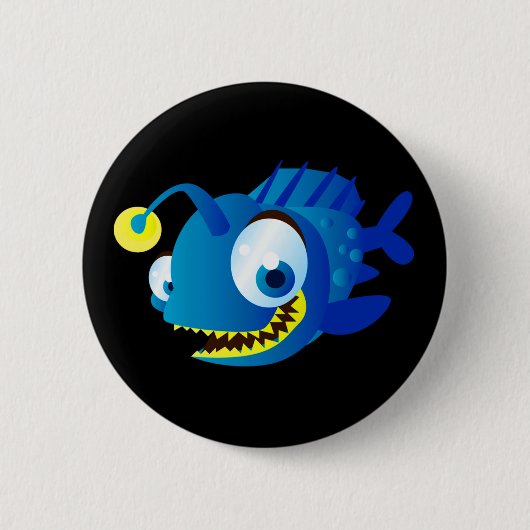 Penny The Piranha Ronde Button 5,7 Cm (Voorkant)