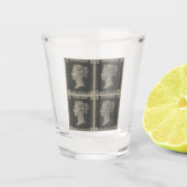  Penny Zwart Shot Glass Glas (Voorkant)
