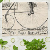 Pennyfarthing Old' Time Victoriaans Bicycle Ad Theedoek (Gevouwen)