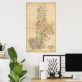 Penobscot Co., Maine Poster (Thuiskantoor)