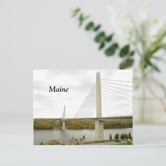 Penobscot Narrows Bridge Briefkaart (Staand voorkant)