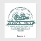 Penobscot River (drijvende 2) Sticker (Vel)