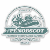 Penobscot River (drijvende 2) Sticker (Voorkant)
