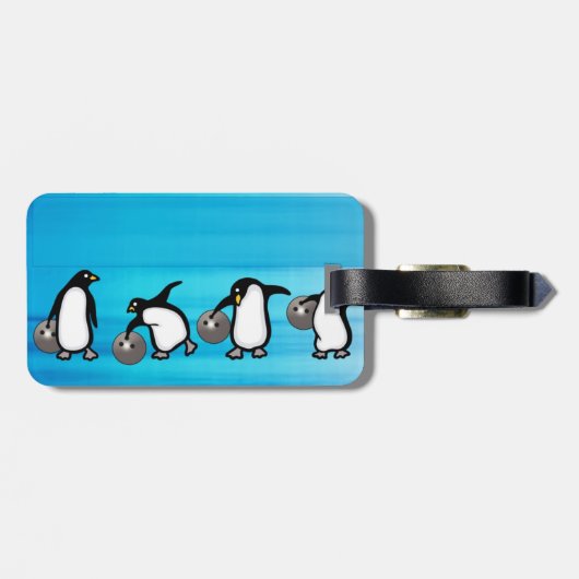 Penquin Bagagelabel (Achterkant horizontaal)