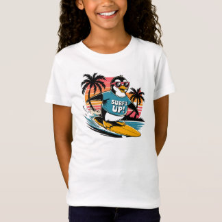 PENQUIN, SURFT NAAR BOVEN T-SHIRT