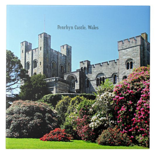Penrhyn Castle, Wales Tegeltje (Voorkant)