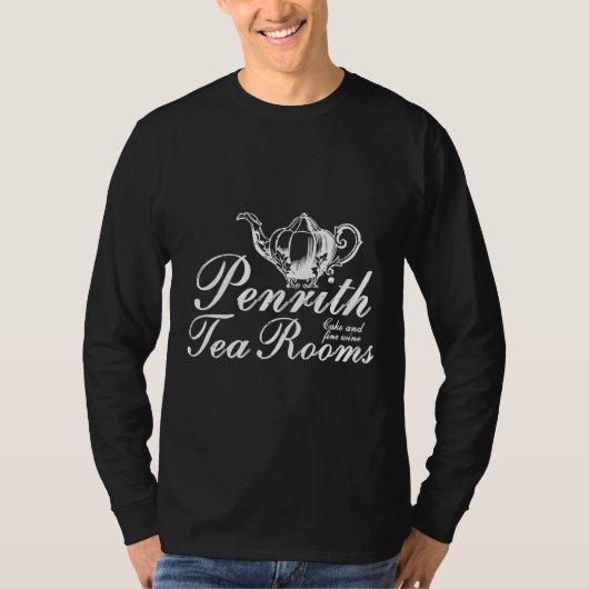 Penrith Tea Rooms Cake and Fine Wine T-shirt (Voorkant)