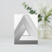 Penrose-driehoek Briefkaart (Staand voorkant)