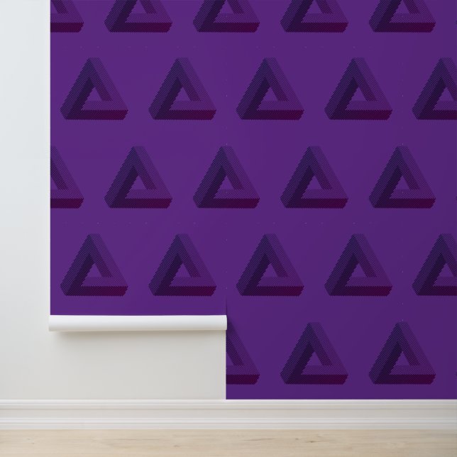 Penrose-driehoek (Stijl: 1) Behang (Applicatie)