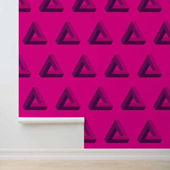 Penrose Driehoek (Stijl: 2) Behang (Applicatie)