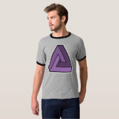 Penrose Driehoek T-shirt (Voorkant volledig)
