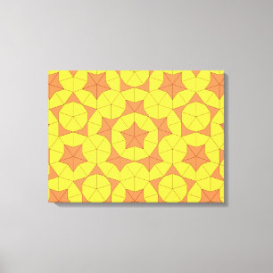 Penrose Sun Tile Canvas Afdruk