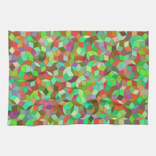 Penrose Tile Towel Theedoek (Horizontaal)