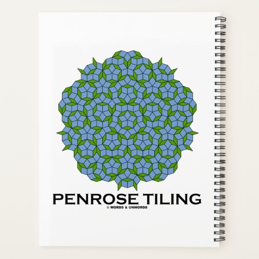 Penrose Tiling Five-Fold Symmetry Planner (Achterkant)