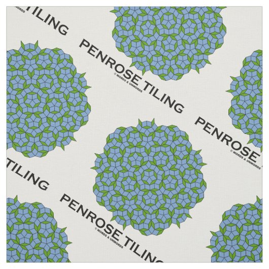Penrose Tiling Five-Fold Symmetry Stof (Swatch)