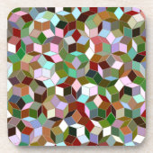 Penrose Tiling Plastic Onderzetters (Voorkant)