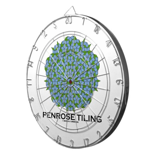 Penrose Tiling (vijfvoudig symbool) Dartbord (Voorkant Rechts)