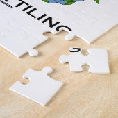 Penrose Tiling (vijfvoudig symbool) Legpuzzel (Zijkant)