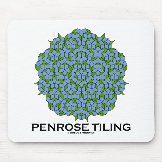 Penrose Tiling (vijfvoudig symbool) Muismat (Voorkant)