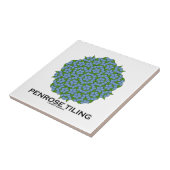 Penrose Tiling (vijfvoudig symbool) Tegeltje (Zijkant)