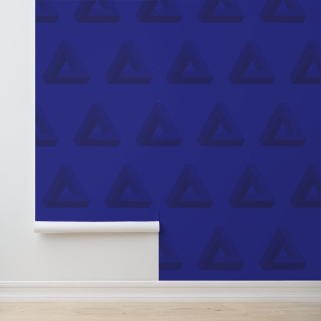 Penrose Triangle (Style: 4) Behang (Applicatie)