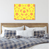 Penrose Zon Tegel Canvas Afdruk (Insitu (Slaapkamer))
